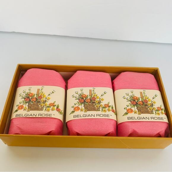 NEW Vintage Ben Rickert Belgian Rose Luxury Soap - Picture 1 of 7